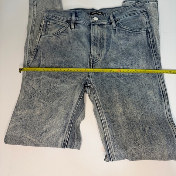 Levis Line 8 Slim Fit Jeans Mens 29x32 Acid Wash Streetwear Vintage Denim - Picture 4 of 13